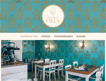 Tablet Screenshot of gretchens-villa.de